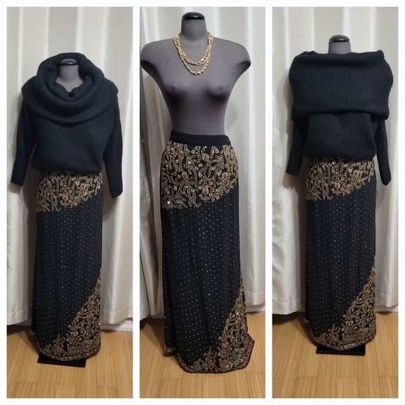 Beaded Maxi Dresses & Skirts - Maxi Skirt / M